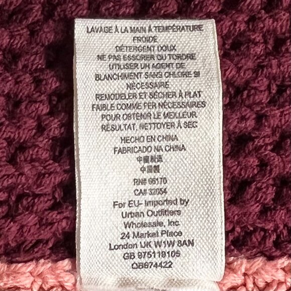 Free People Park City Pullover Sweater in Colorblock - sz XS - Picture 9 of 9